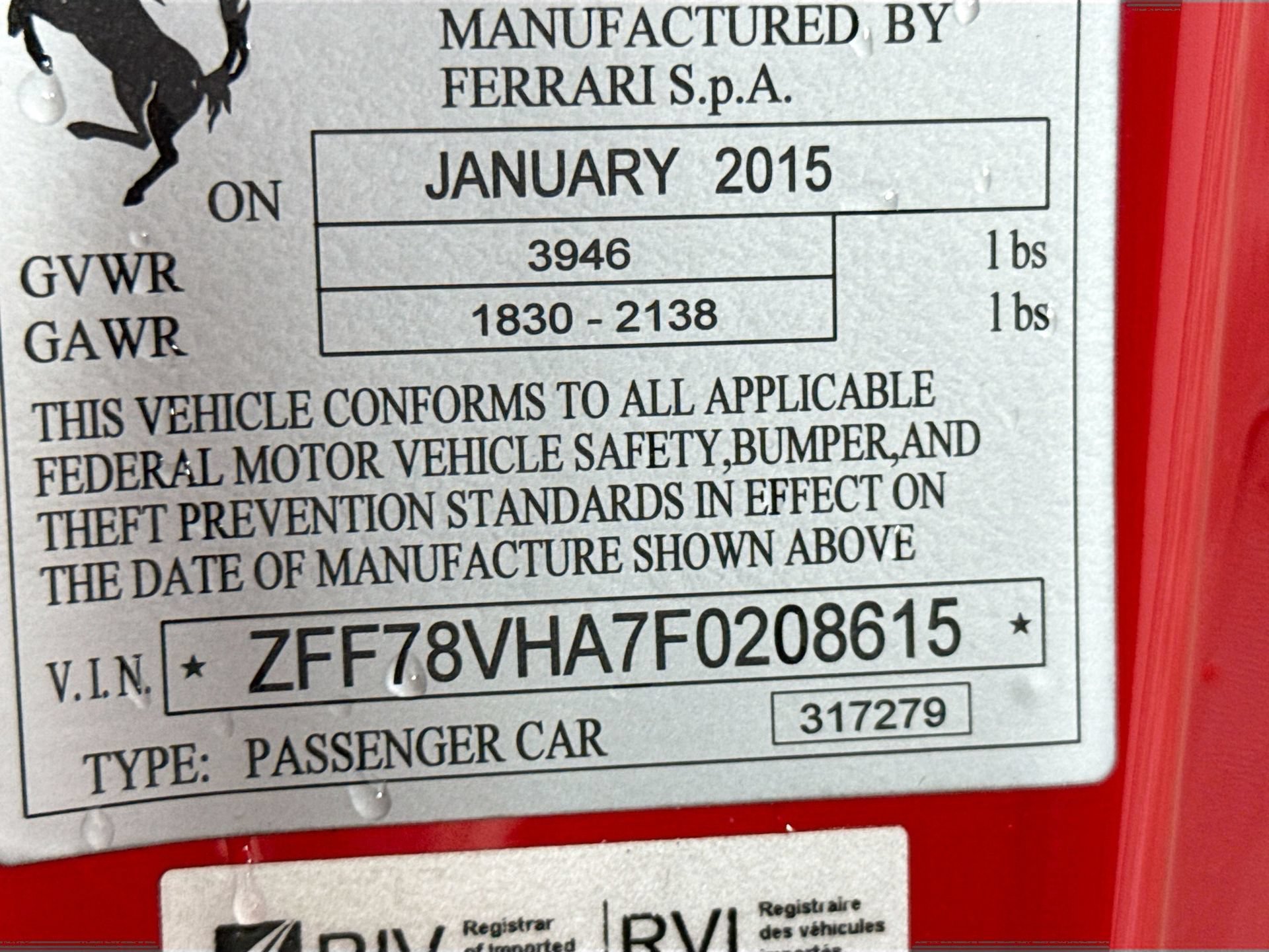 Certified 2015 Ferrari 458 Speciale A RWD image 27
