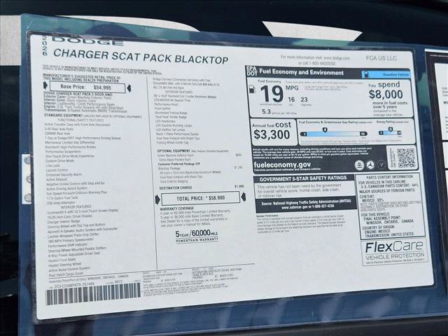 New 2026 Dodge Charger Scat Pack w/ Blacktop Package AWD/4WD image 17
