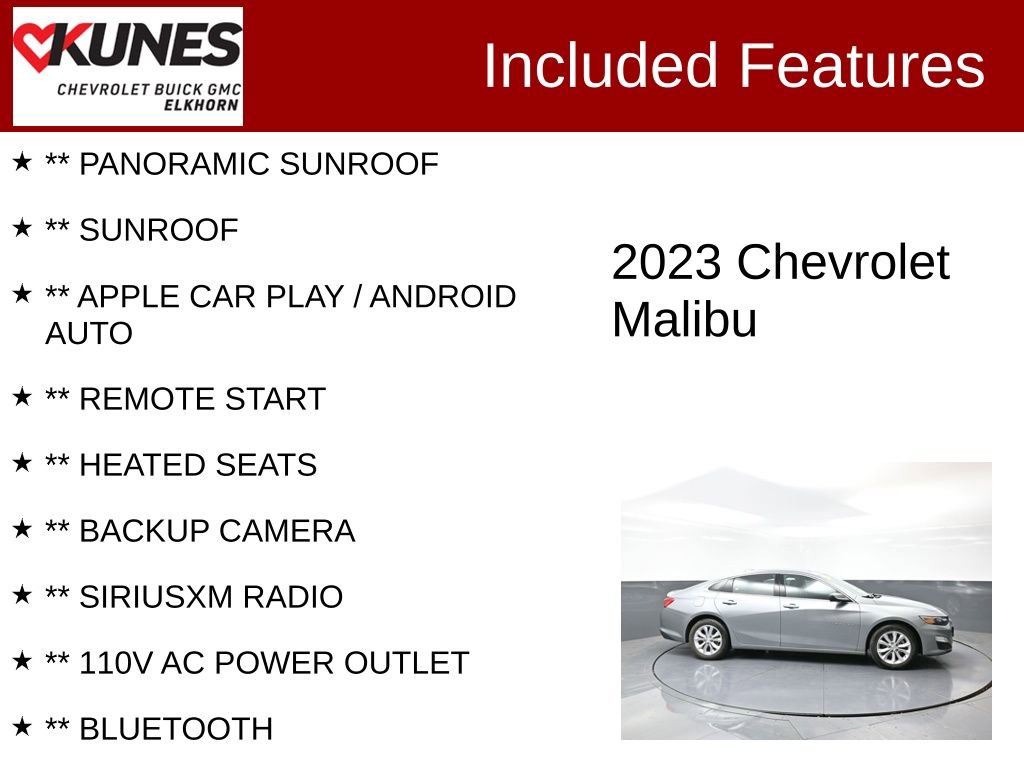 Used 2023 Chevrolet Malibu LT image 2