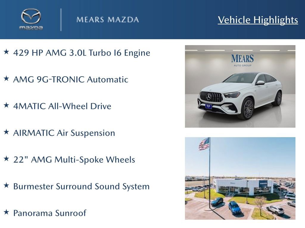 Used 2024 Mercedes-Benz GLE 53 AMG 4MATIC Coupe image 2