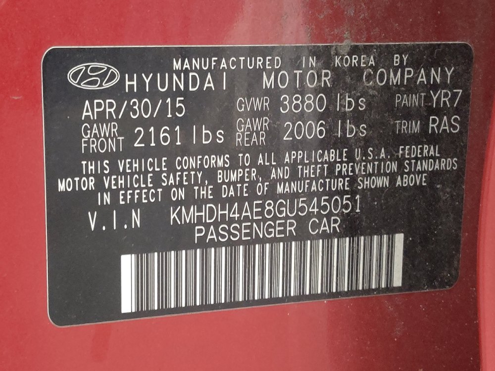 Used 2016 Hyundai Elantra SE w/ Option Group 02 FWD image 33