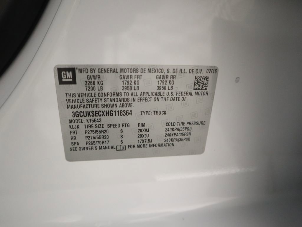 Used 2017 Chevrolet Silverado 1500 LTZ w/ Sport Package image 35