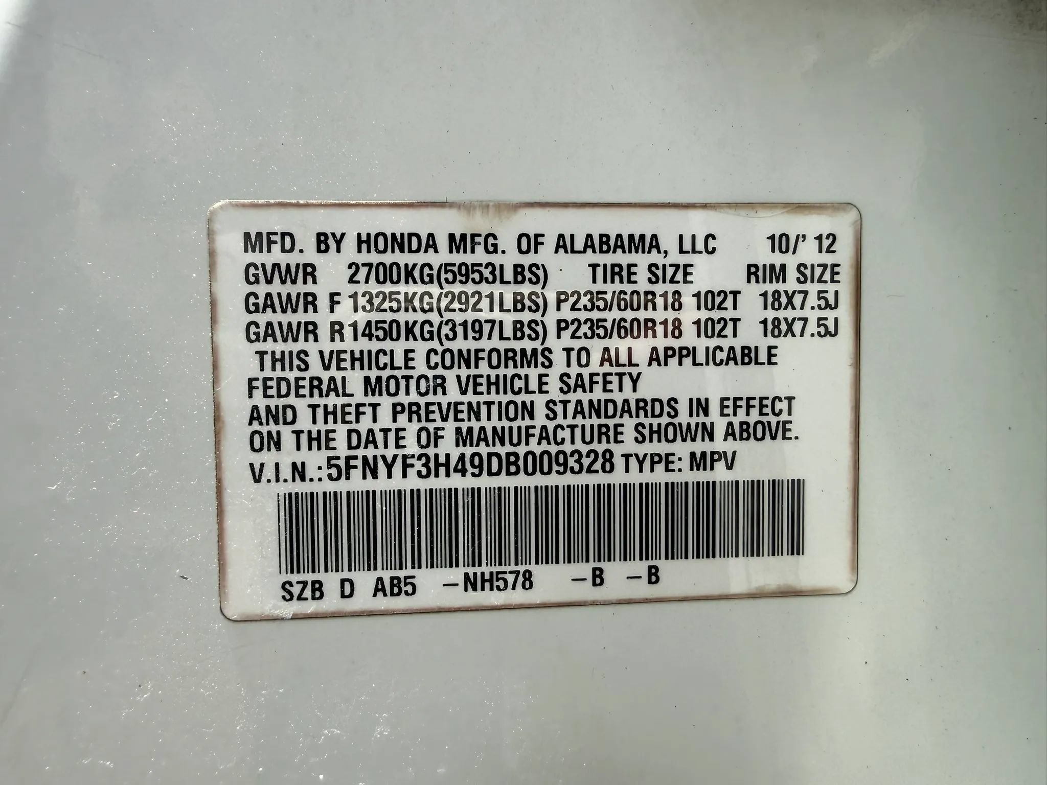 Used 2013 Honda Pilot EX image 35