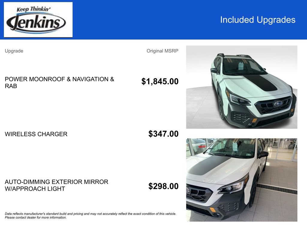 Certified 2024 Subaru Outback Wilderness AWD/4WD image 4
