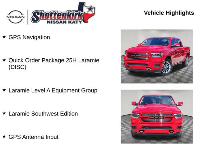 Used 2021 RAM 1500 Laramie w/ Laramie Southwest Edition RWD image 6