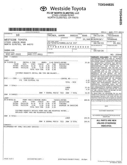 Certified 2023 Toyota Corolla LE w/ Carpet Mat Package (TMS) FWD image 25