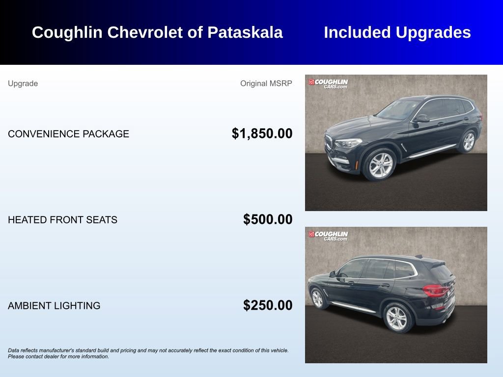 Used 2021 BMW X3 xDrive30i w/ Convenience Package image 3