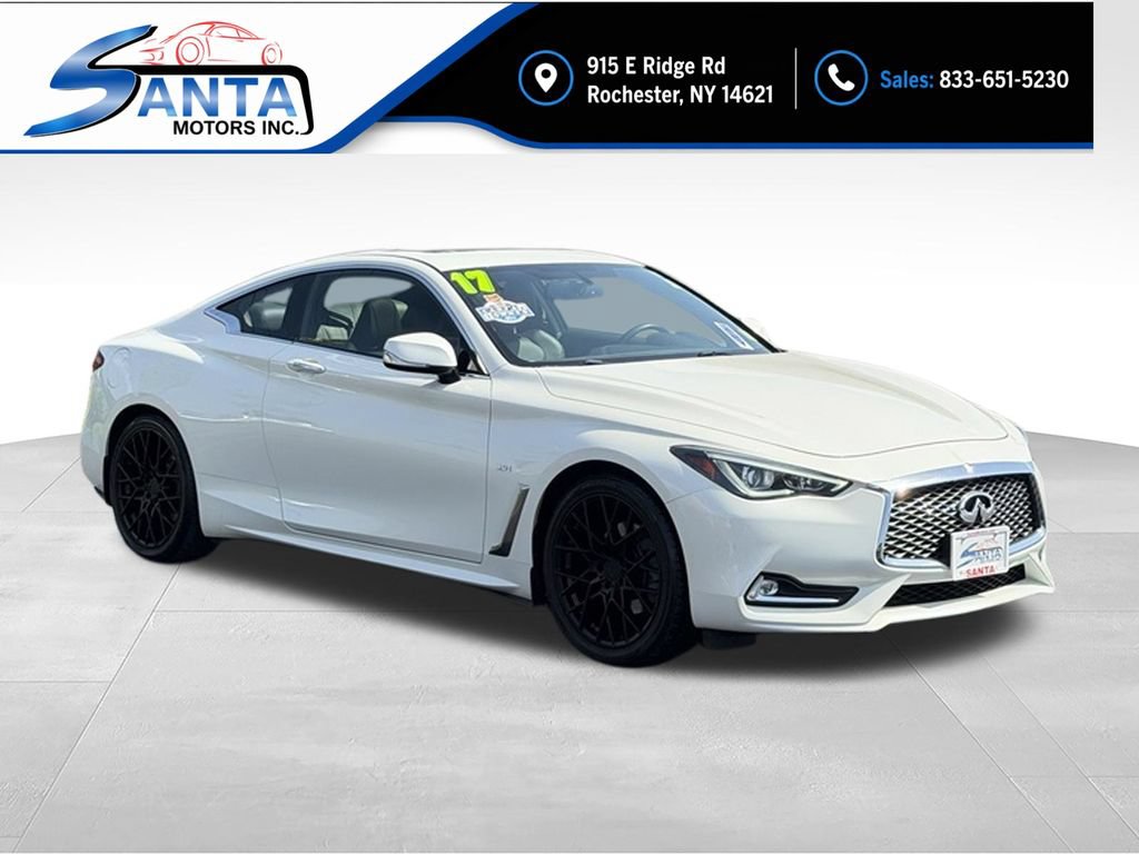 Used 2017 INFINITI Q60 3.0t w/ Premium Plus Package 3.0T AWD/4WD image 3