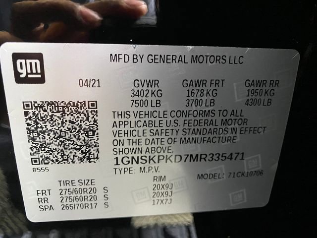 Certified 2021 Chevrolet Tahoe Z71 image 31