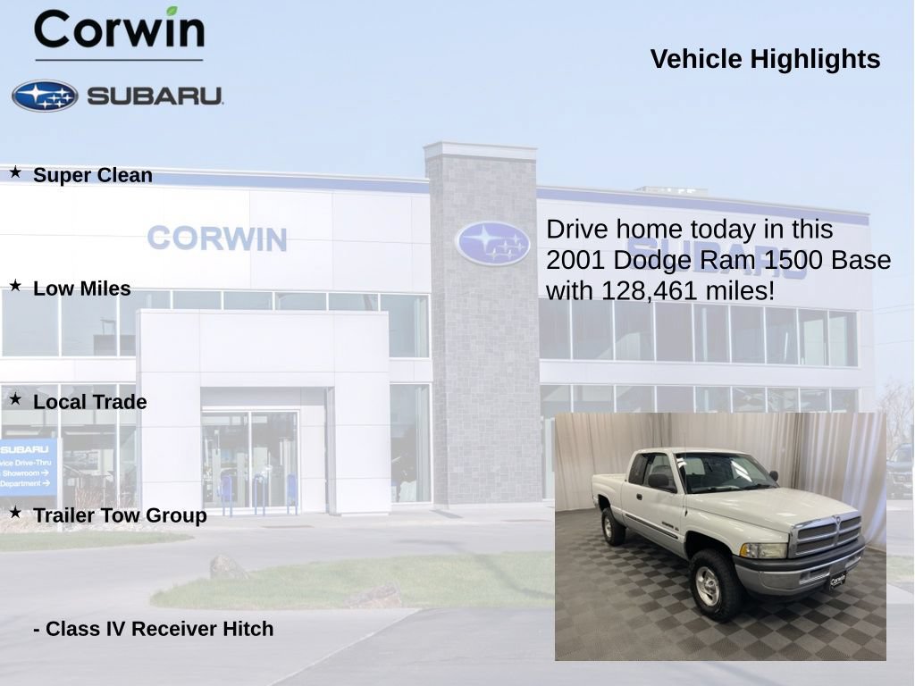 Used 2001 Dodge Ram 1500 Truck 4x4 Quad Cab image 6