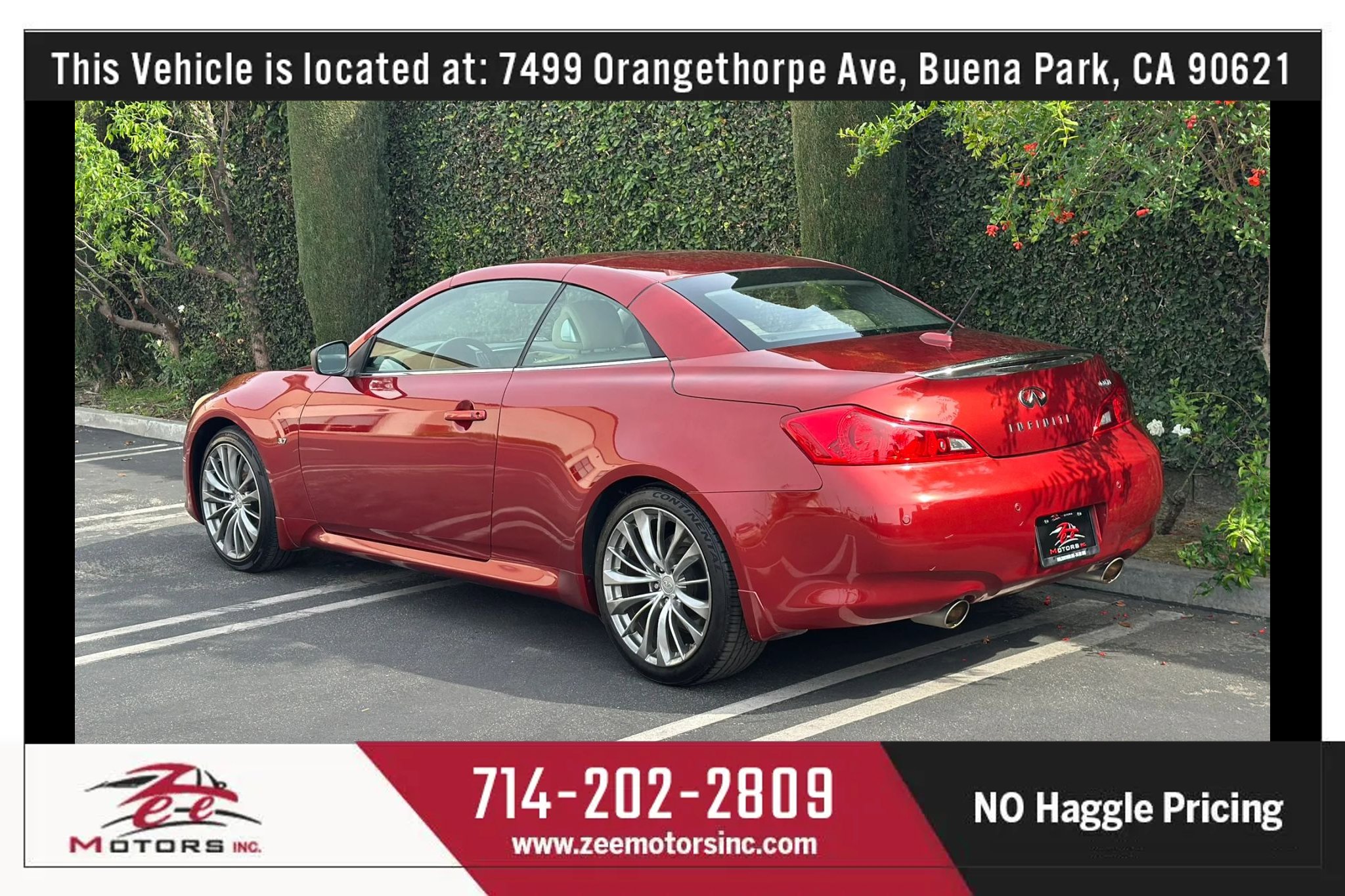 Used 2014 INFINITI Q60 Convertible w/ Premium Package image 12