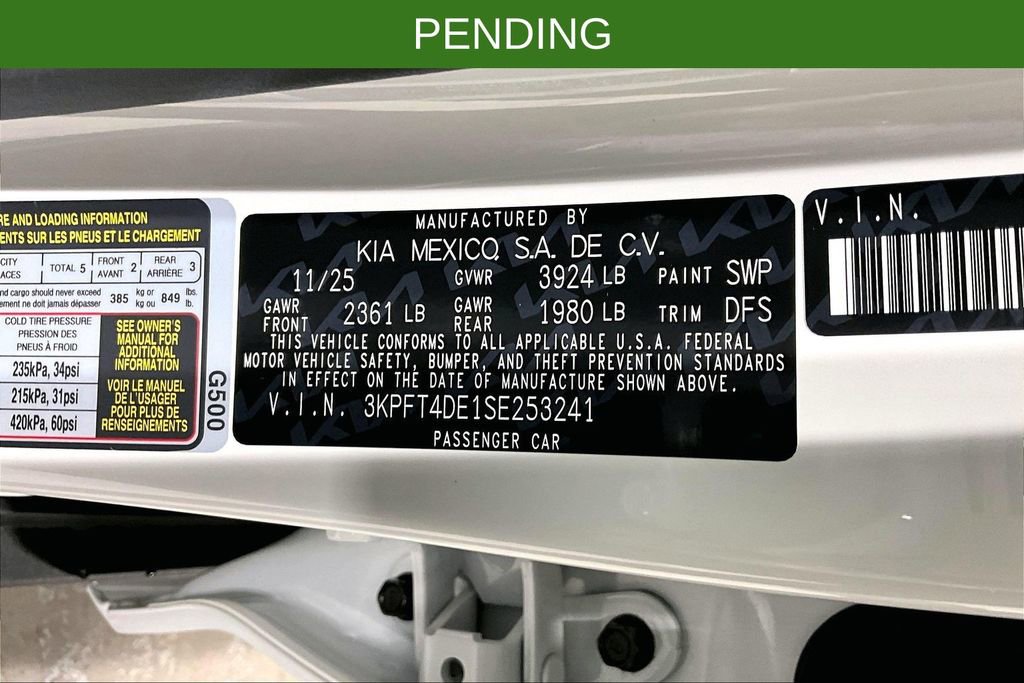 New 2025 Kia K4 LXS FWD image 24