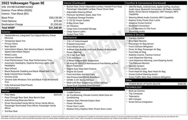 Used 2022 Volkswagen Tiguan SE FWD image 15