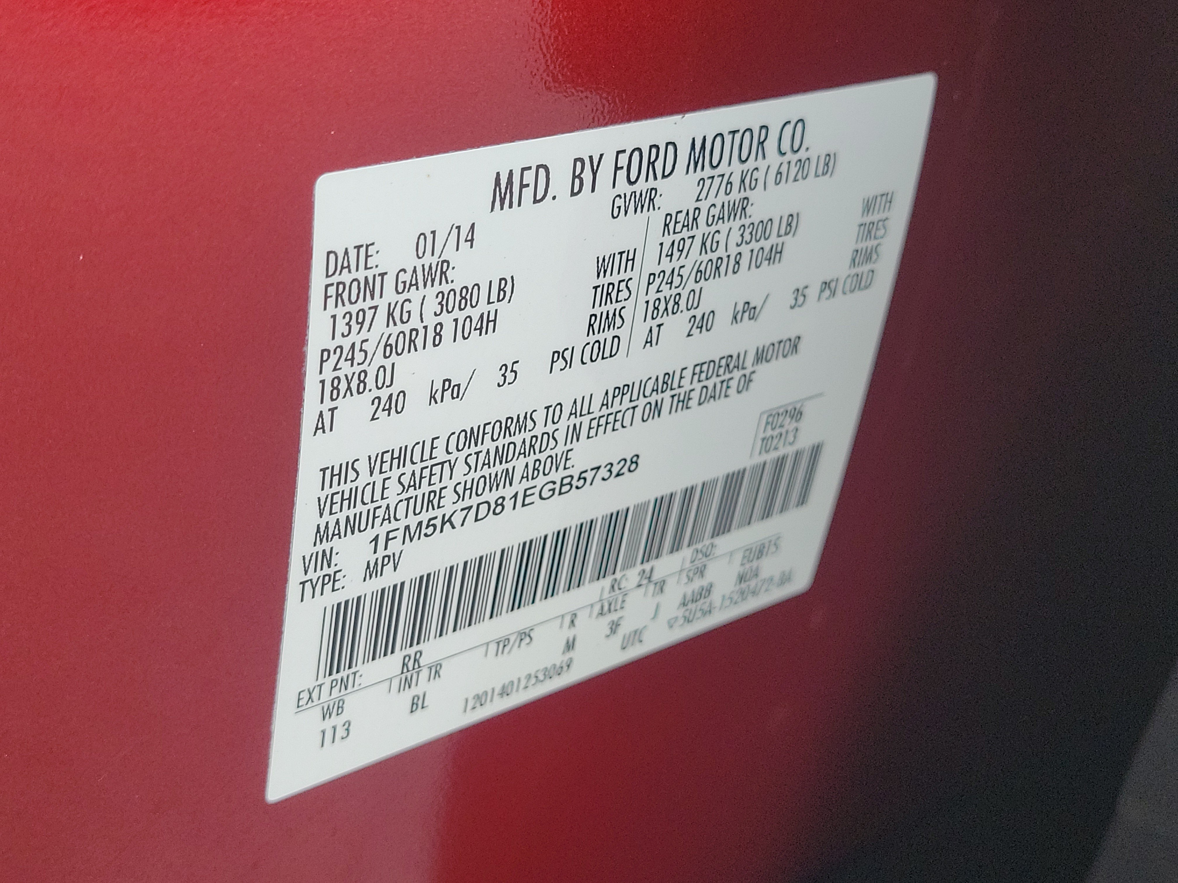 Used 2014 Ford Explorer XLT w/ Equipment Group 202A FWD image 34