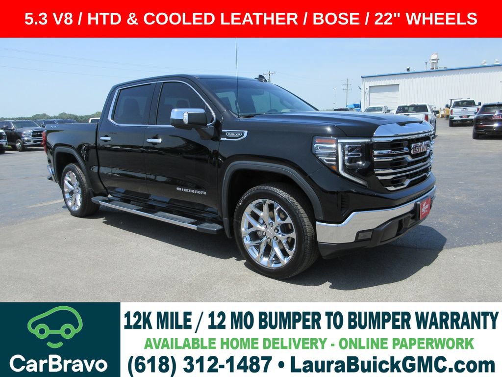 Certified 2023 GMC Sierra 1500 SLT w/ SLT Premium Package AWD/4WD image 1