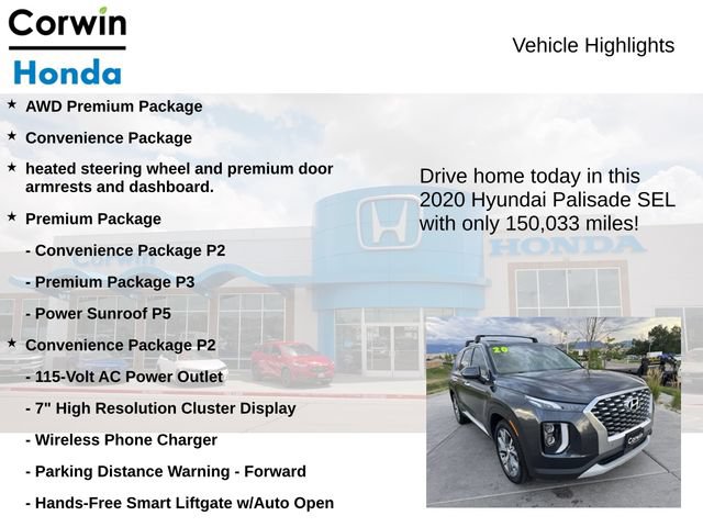 Used 2020 Hyundai Palisade SEL w/ Premium Package AWD/4WD image 6