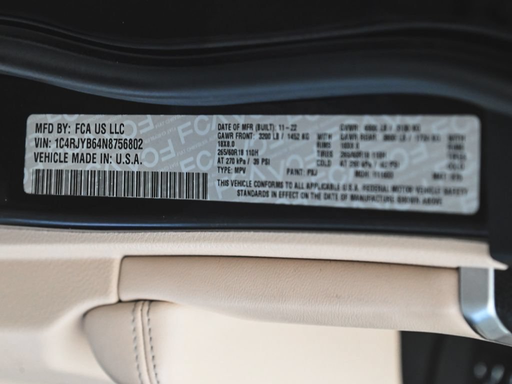 Used 2022 Jeep Grand Cherokee Limited 4xe AWD/4WD image 13