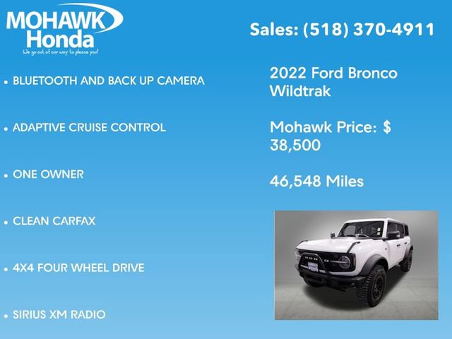 Used 2022 Ford Bronco Wildtrak image 7