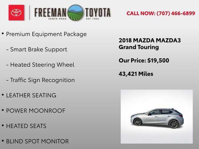 Used 2018 MAZDA MAZDA3 Grand Touring w/ Premium Equipment Package image 9