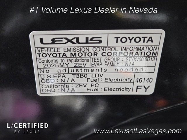 Certified 2025 Lexus RZ 300e FWD image 28
