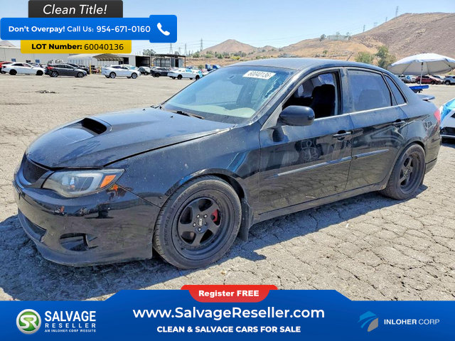 Used 2008 Subaru Impreza WRX Sedan w/ Sport Trim 2A