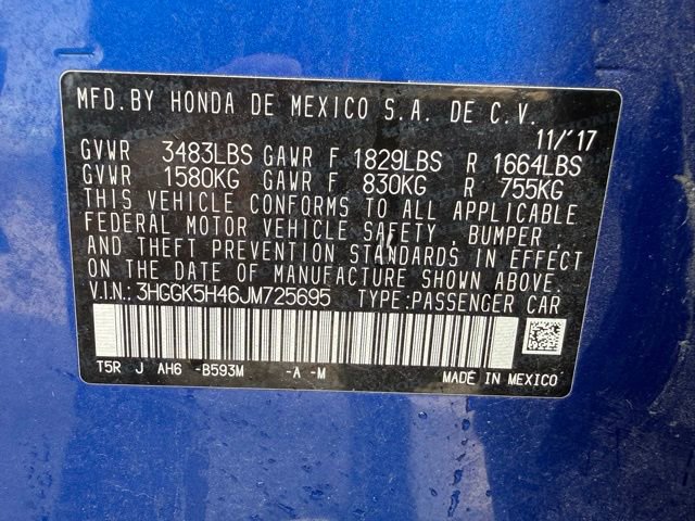 Used 2018 Honda Fit LX image 9