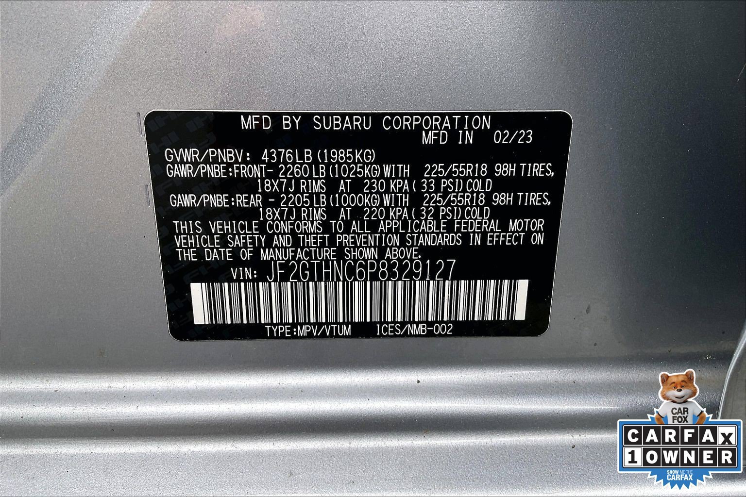 Certified 2023 Subaru Crosstrek 2.5i Limited AWD/4WD image 33