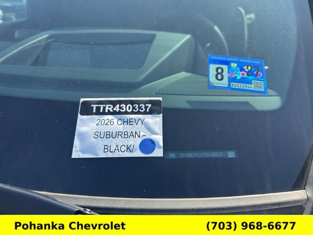 New 2026 Chevrolet Suburban High Country w/ Sun And Tow Package AWD/4WD image 35