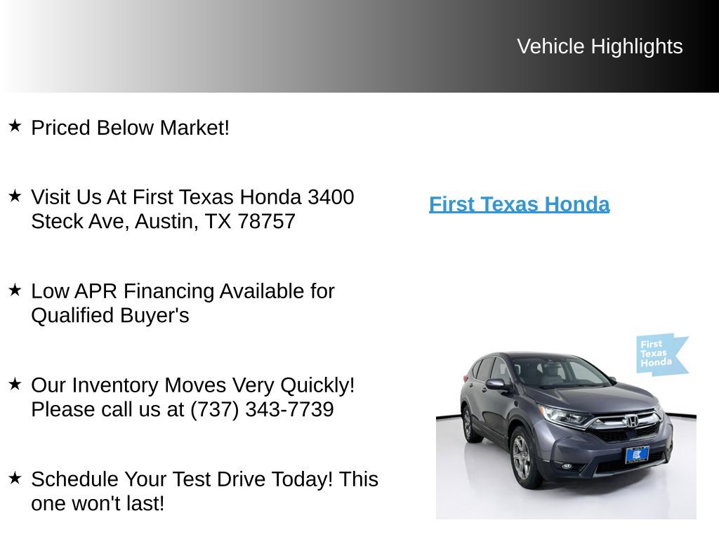 Used 2017 Honda CR-V EX-L image 9