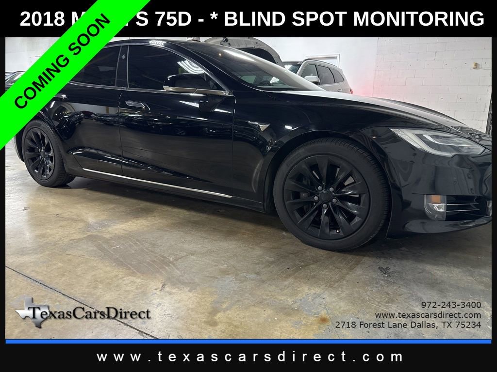 Used 2018 Tesla Model S 75D AWD/4WD image 2