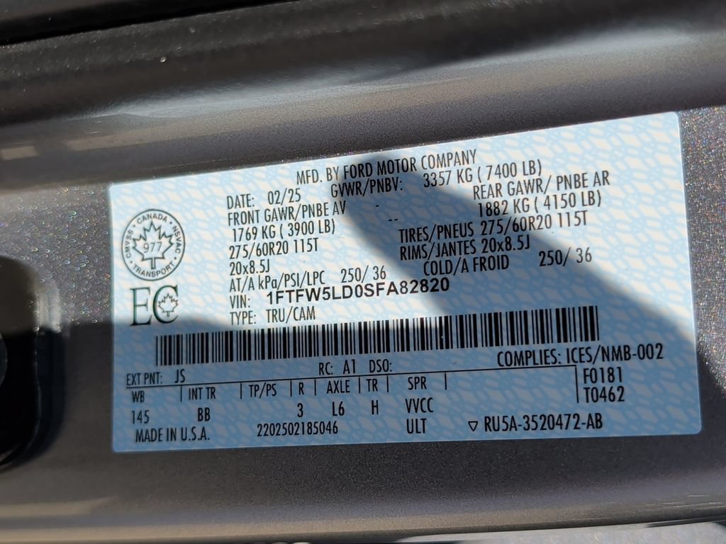 Used 2025 Ford F150 Lariat AWD/4WD image 40