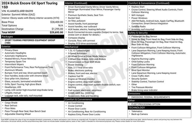 Used 2024 Buick Encore GX Sport Touring image 4