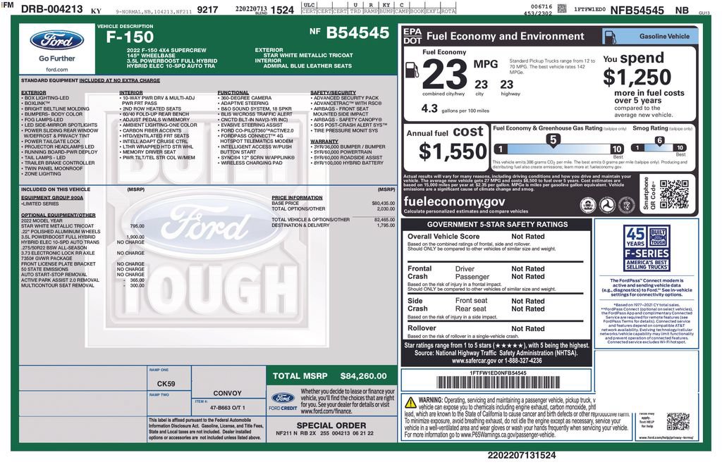 Used 2022 Ford F150 Limited AWD/4WD image 32