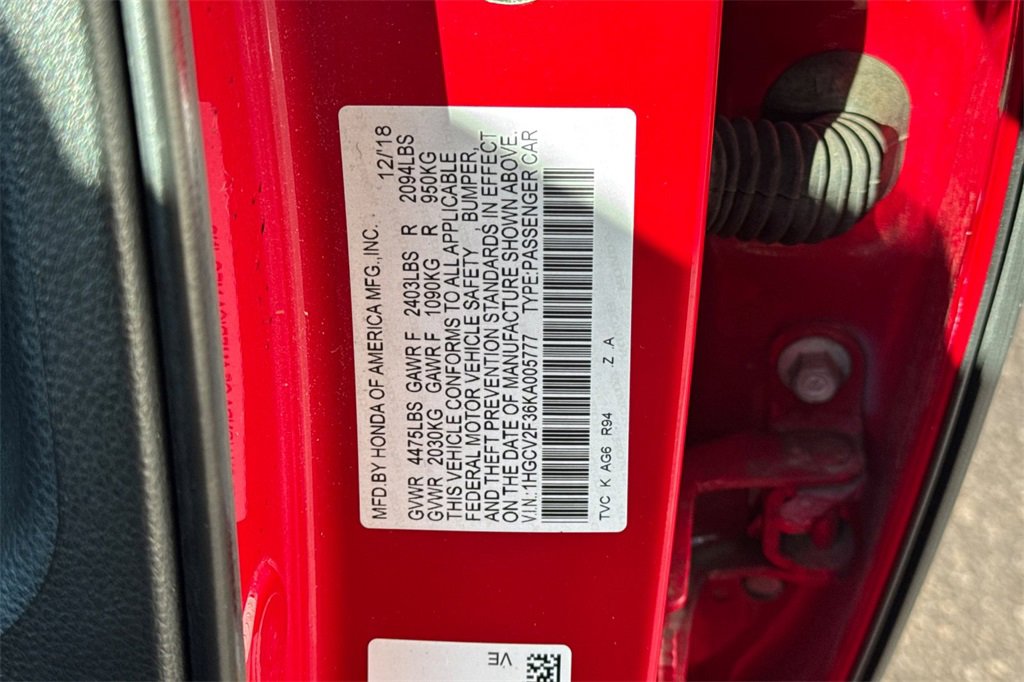 Used 2019 Honda Accord Sport image 29