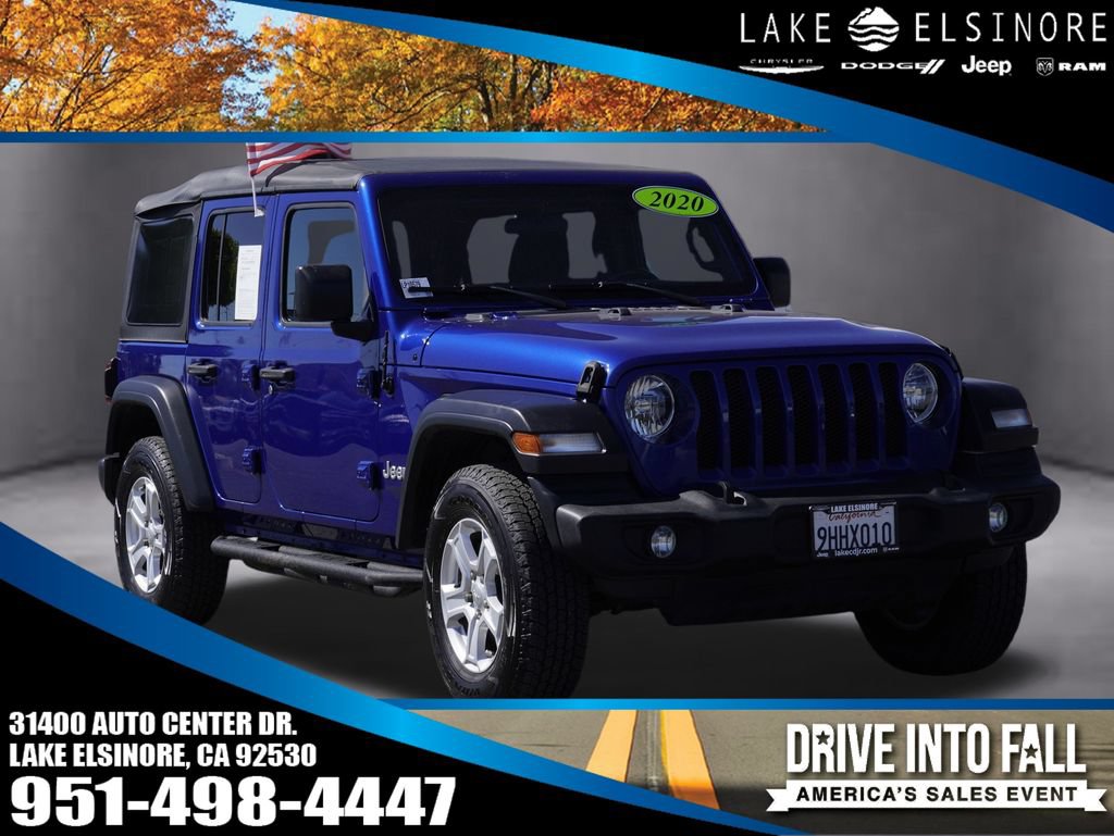 Certified 2020 Jeep Wrangler Unlimited Sport S