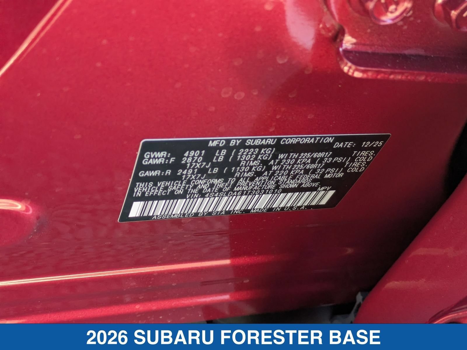 Certified 2026 Subaru Forester AWD/4WD image 28