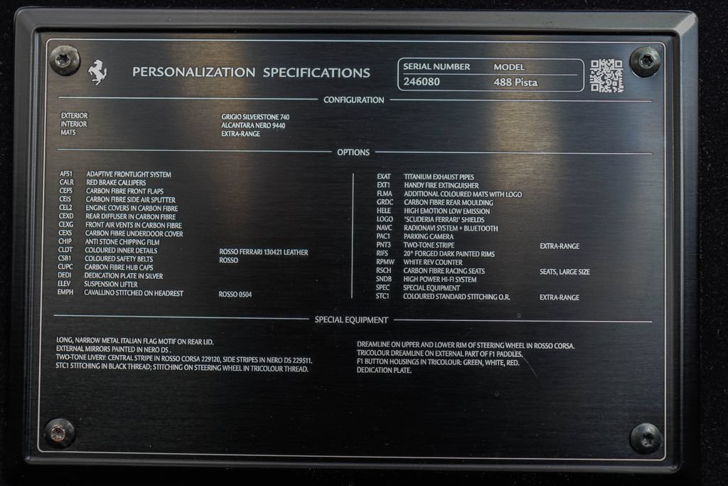 Certified 2019 Ferrari 488 Pista Coupe RWD image 61