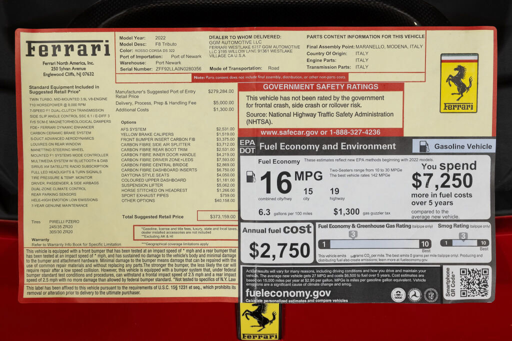 Used 2022 Ferrari F8 Tributo image 24