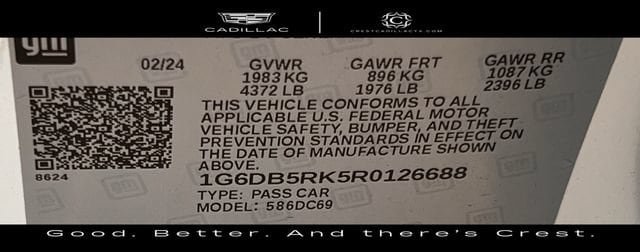 Used 2024 Cadillac CT4 Premium Luxury w/ Climate Package RWD image 30