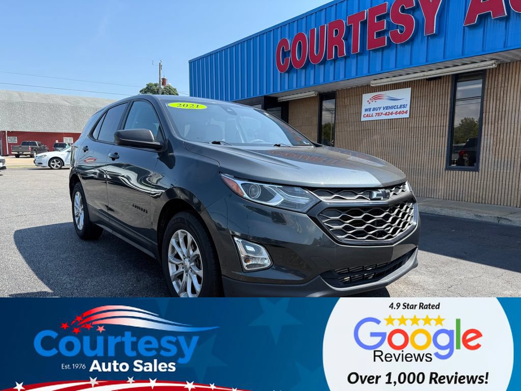 Used 2021 Chevrolet Equinox LS w/ LPO, Blackout Package FWD image 1