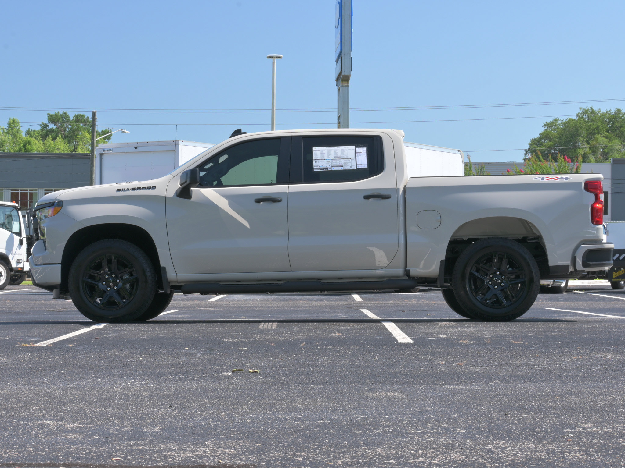 New 2026 Chevrolet Silverado 1500 Custom w/ Turbomax Blackout Package AWD/4WD image 7
