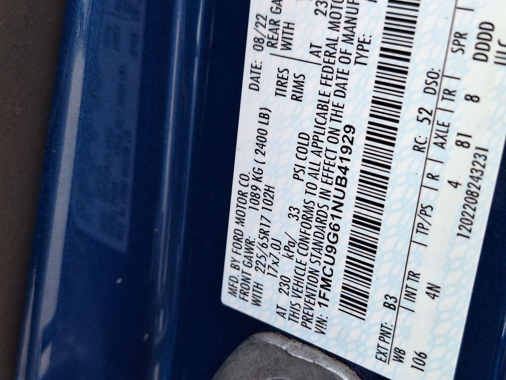 Used 2022 Ford Escape SE image 31