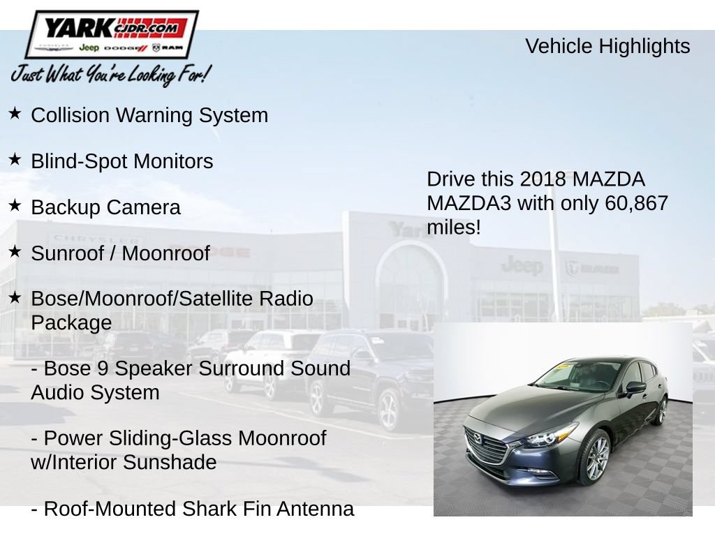 Used 2018 MAZDA MAZDA3 Touring FWD image 7