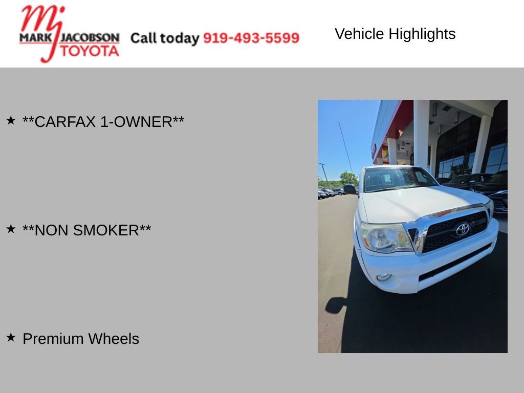 Used 2011 Toyota Tacoma PreRunner w/ SR5 Pkg #2 RWD image 3