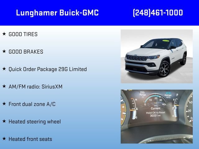 Used 2024 Jeep Compass Limited AWD/4WD image 6