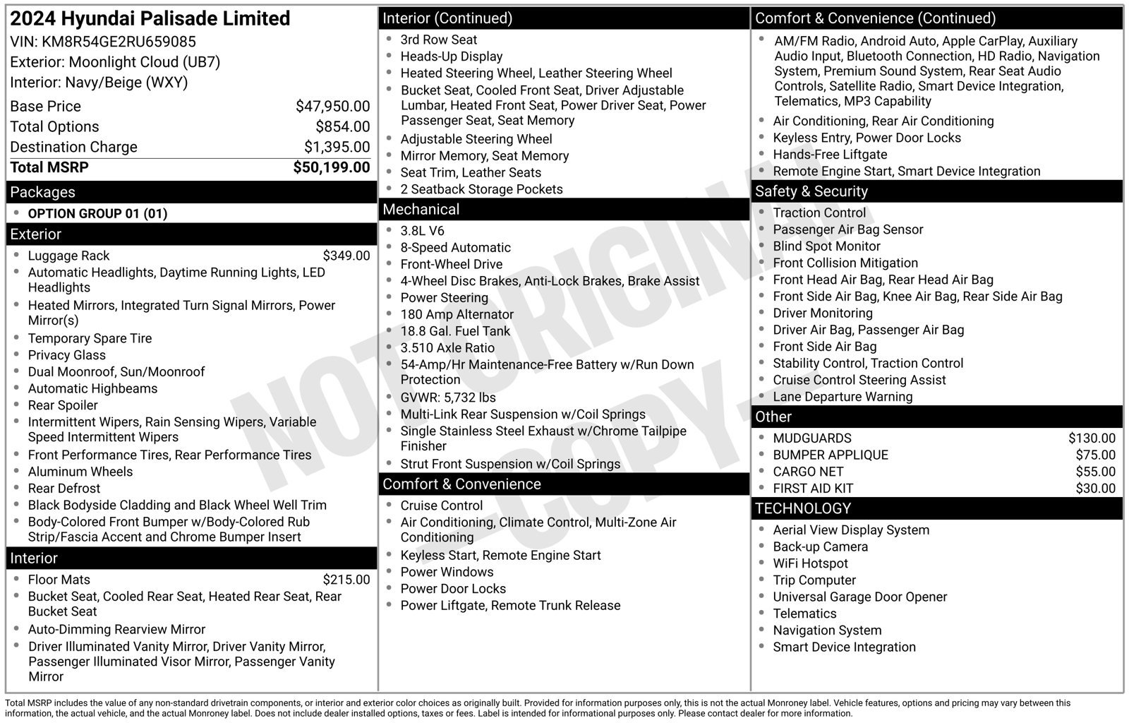 Used 2024 Hyundai Palisade Limited FWD image 44