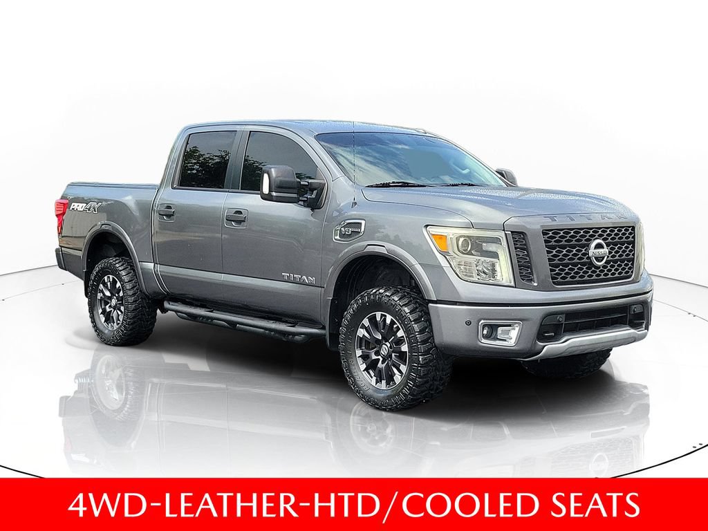 Used 2017 Nissan Titan PRO-4X w/ Pro-4x Convenience Package AWD/4WD video 1