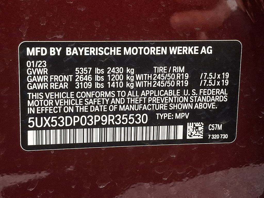 Used 2023 BMW X3 xDrive30i w/ Premium Package image 32
