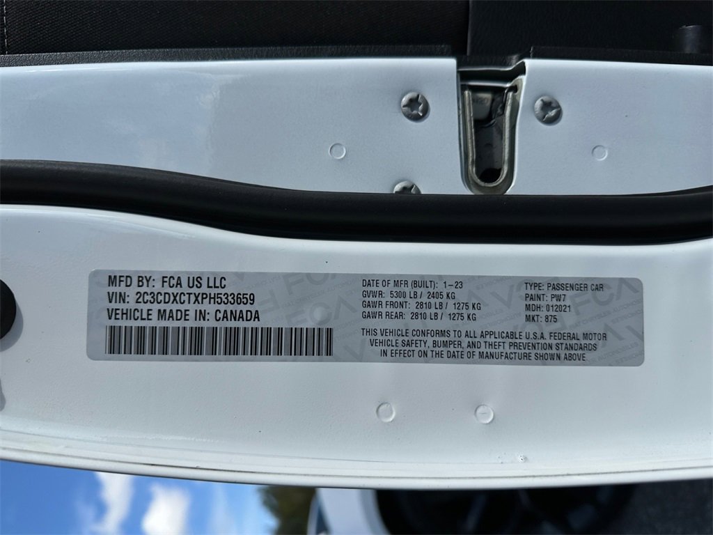 Used 2023 Dodge Charger R/T w/ Blacktop Package image 30