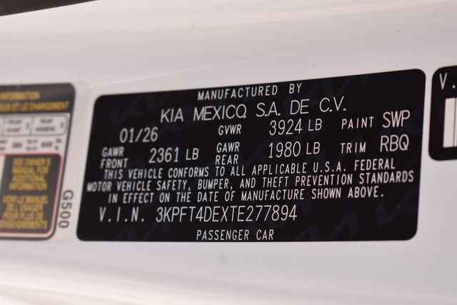 New 2026 Kia K4 LXS image 32